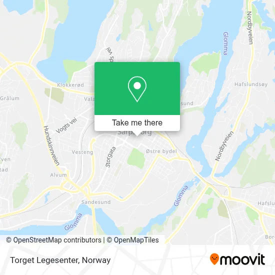Torget Legesenter map