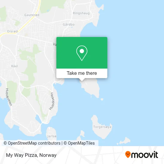 My Way Pizza map