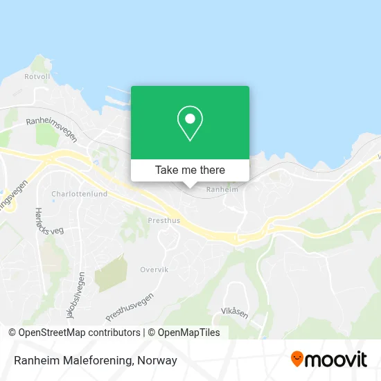 Ranheim Maleforening map
