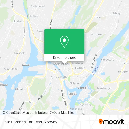 Max Brands For Less map