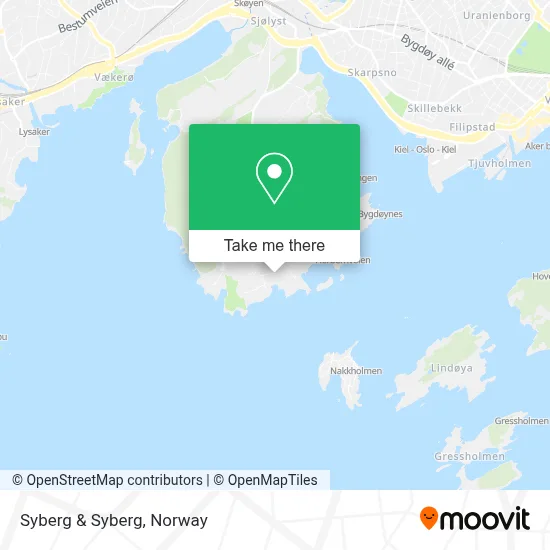 Syberg & Syberg map