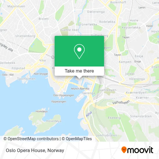 Oslo Opera House map