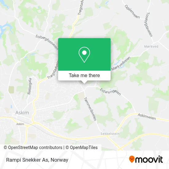 Rampi Snekker As map
