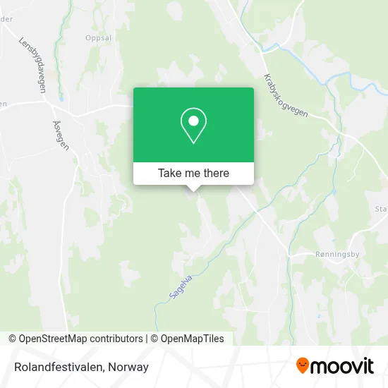 Rolandfestivalen map