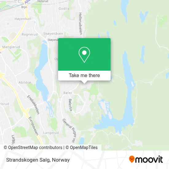 Strandskogen Salg map