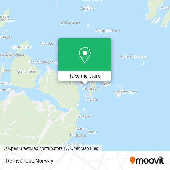 Romsundet map