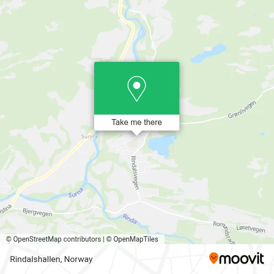 Rindalshallen map