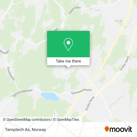 Temptech As map