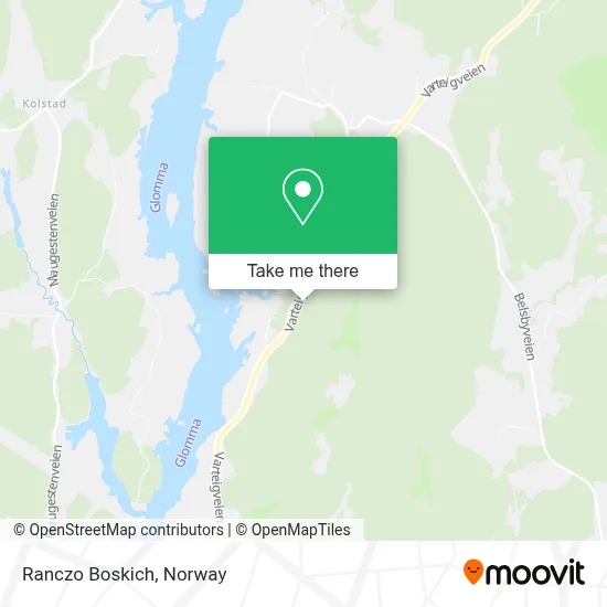Ranczo Boskich map