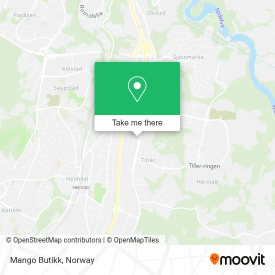 Mango Butikk map