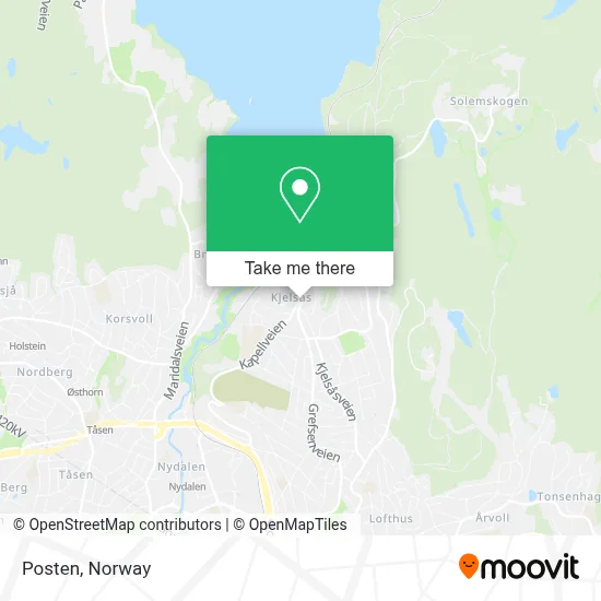 Posten map