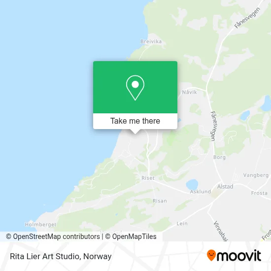 Rita Lier Art Studio map