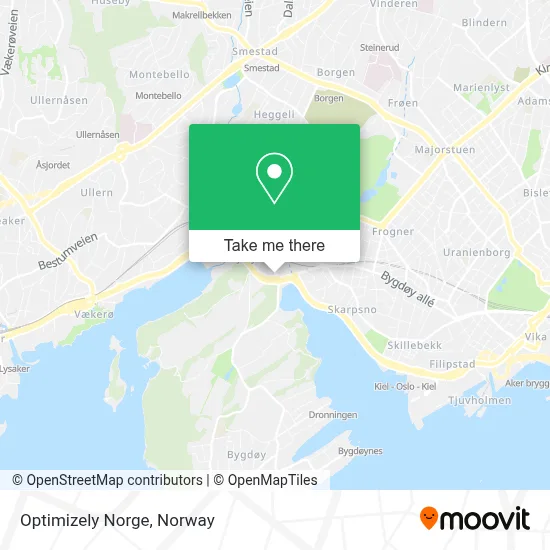 Optimizely Norge map