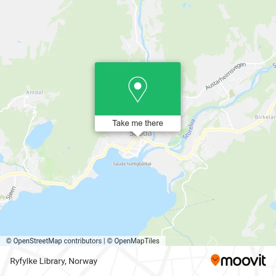 Ryfylke Library map
