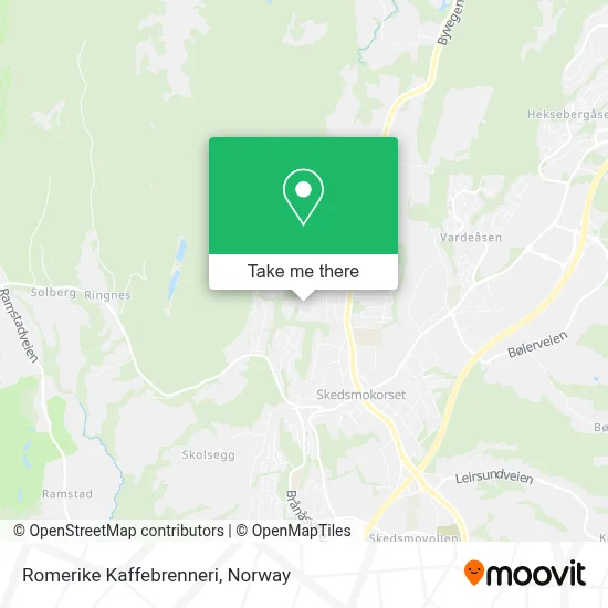 Romerike Kaffebrenneri map