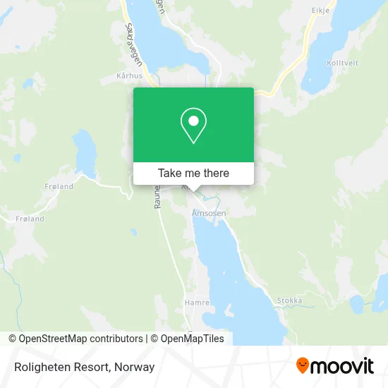 Roligheten Resort map