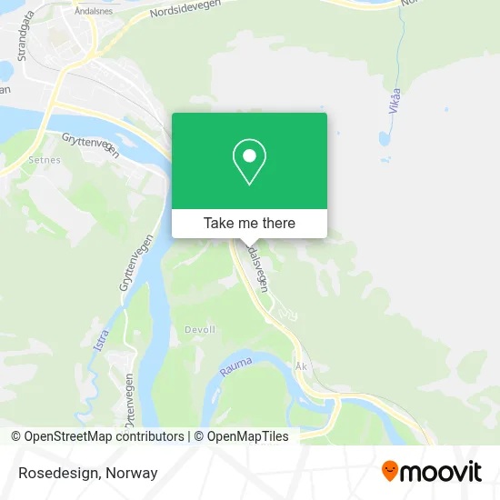 Rosedesign map