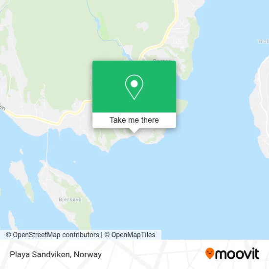 Playa Sandviken map