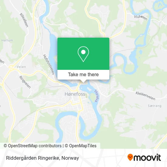 Riddergården Ringerike map