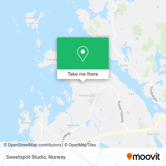 Sweetspot Studio map