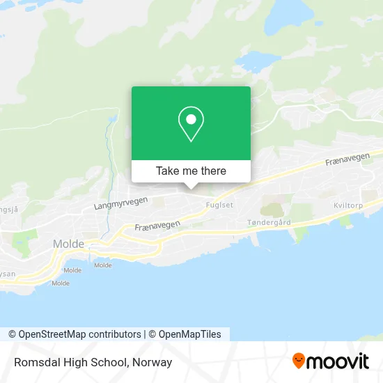 Romsdal High School map