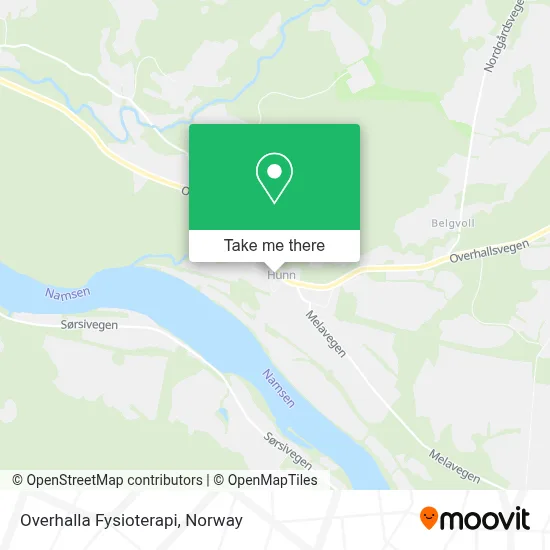 Overhalla Fysioterapi map
