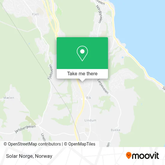 Solar Norge map