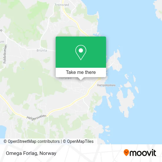 Omega Forlag map