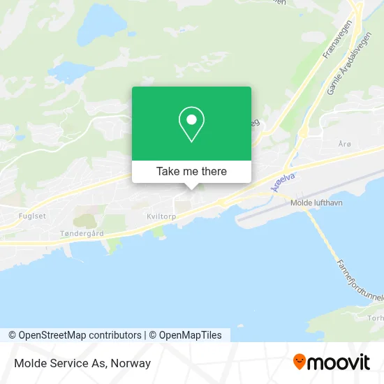 Molde Service As map