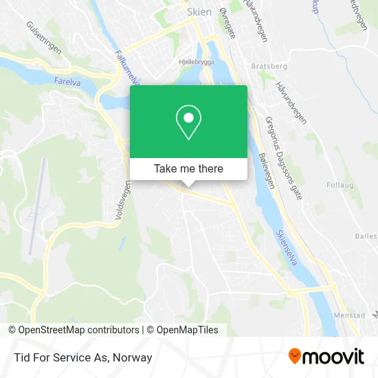 Tid For Service As map