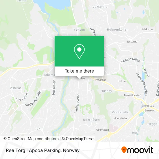 Røa Torg | Apcoa Parking map