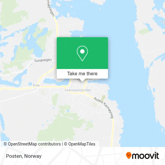 Posten map