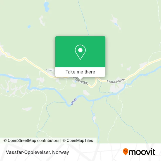 Vassfar-Opplevelser map