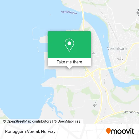 Rorleggern Verdal map