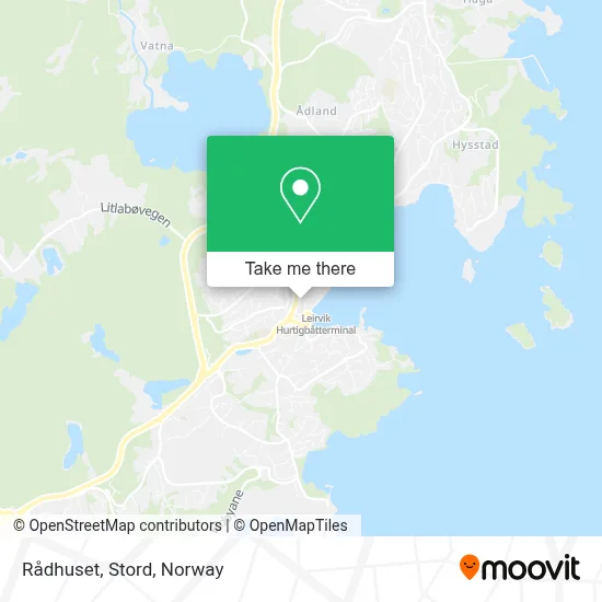 Rådhuset, Stord map