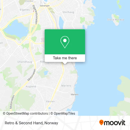 Retro & Second Hand map