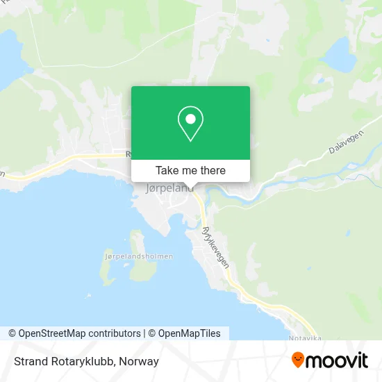 Strand Rotaryklubb map