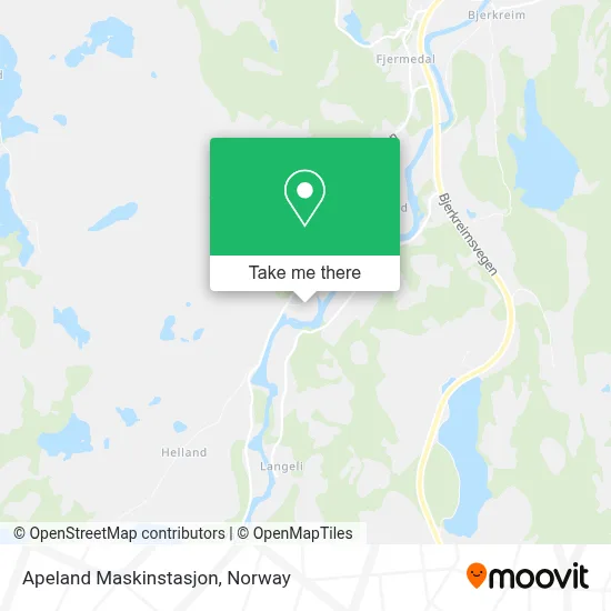 Apeland Maskinstasjon map