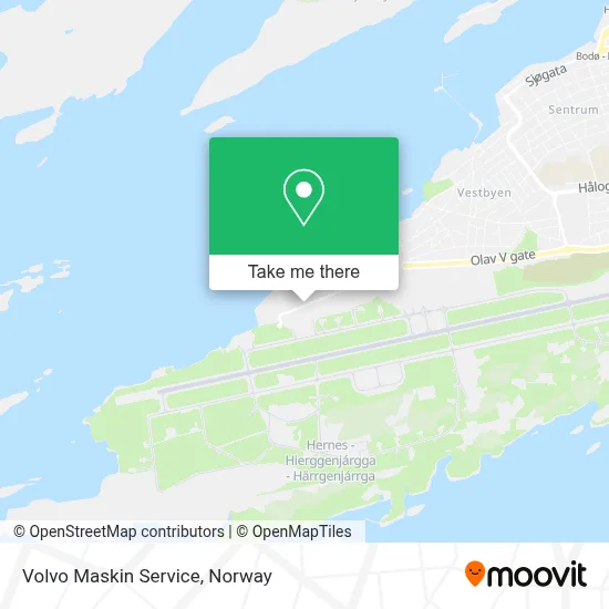 Volvo Maskin Service map