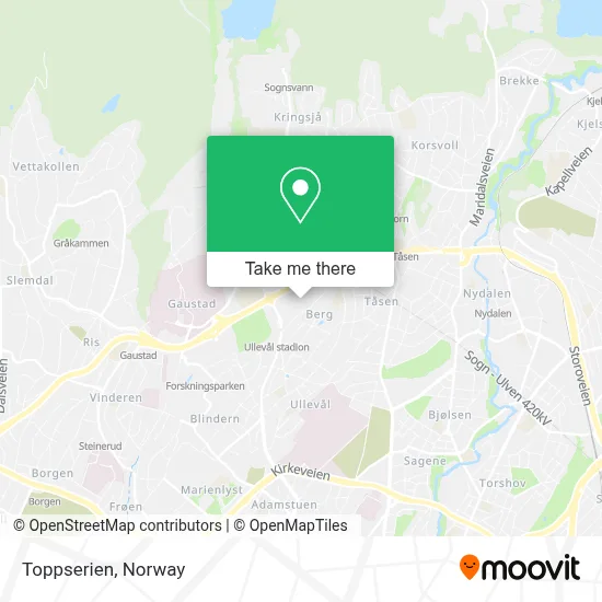Toppserien map