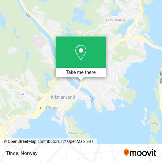 Tinde map