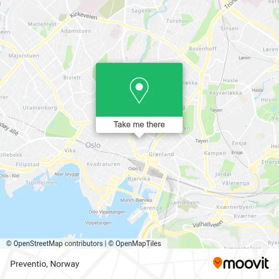 Preventio map