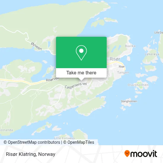 Risør Klatring map