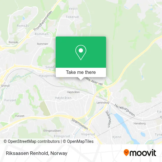 Riksaasen Renhold map