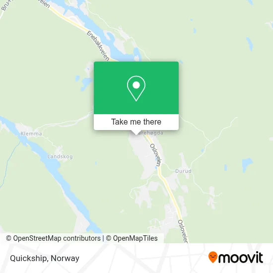 Quickship map