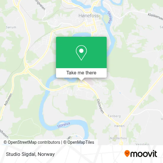 Studio Sigdal map