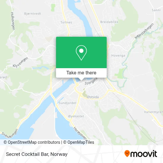Secret Cocktail Bar map