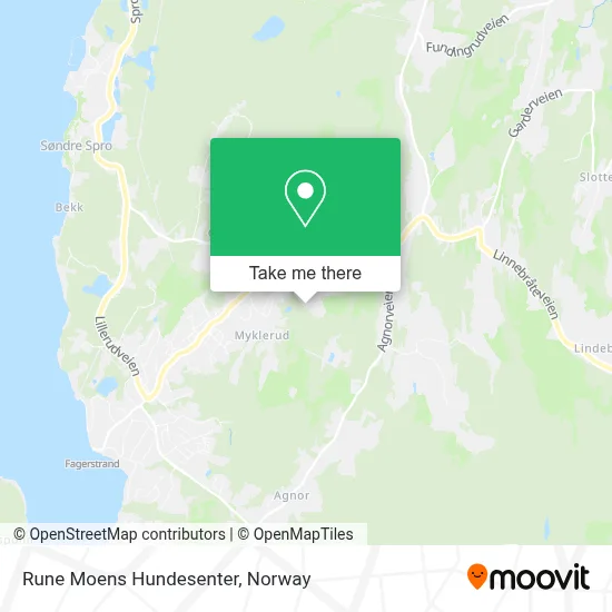 Rune Moens Hundesenter map