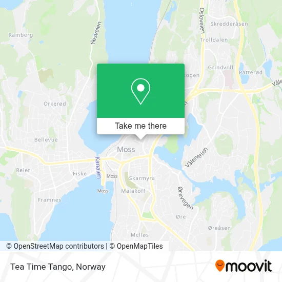 Tea Time Tango map