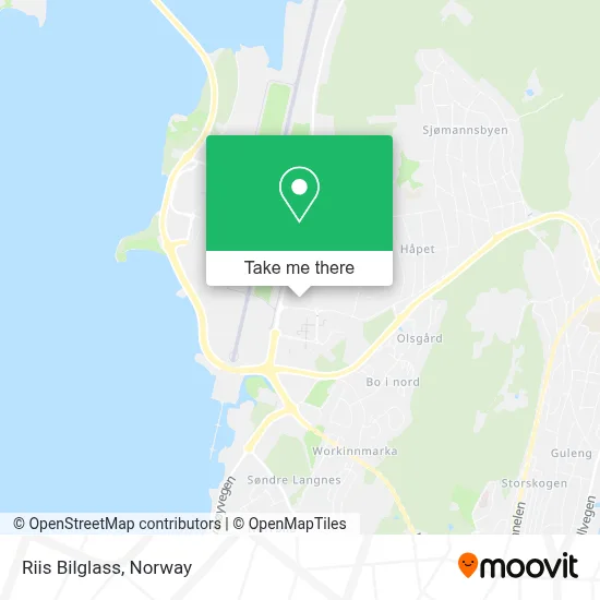 Riis Bilglass map